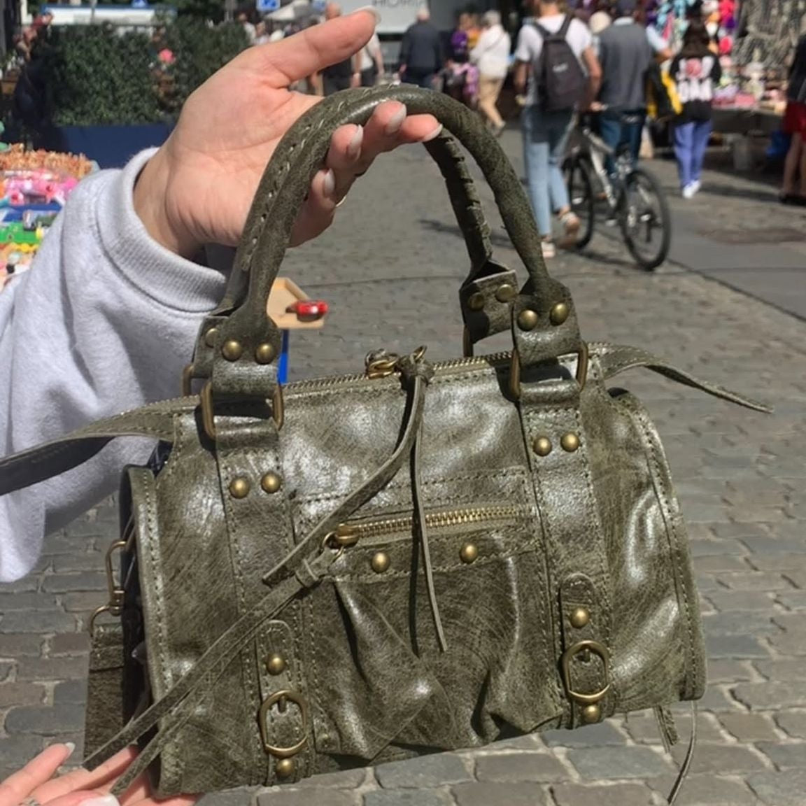 small bag khaki